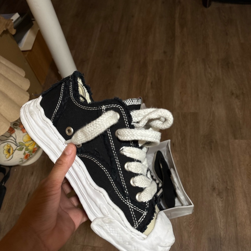 Stylish Black and White Kids Sneakers